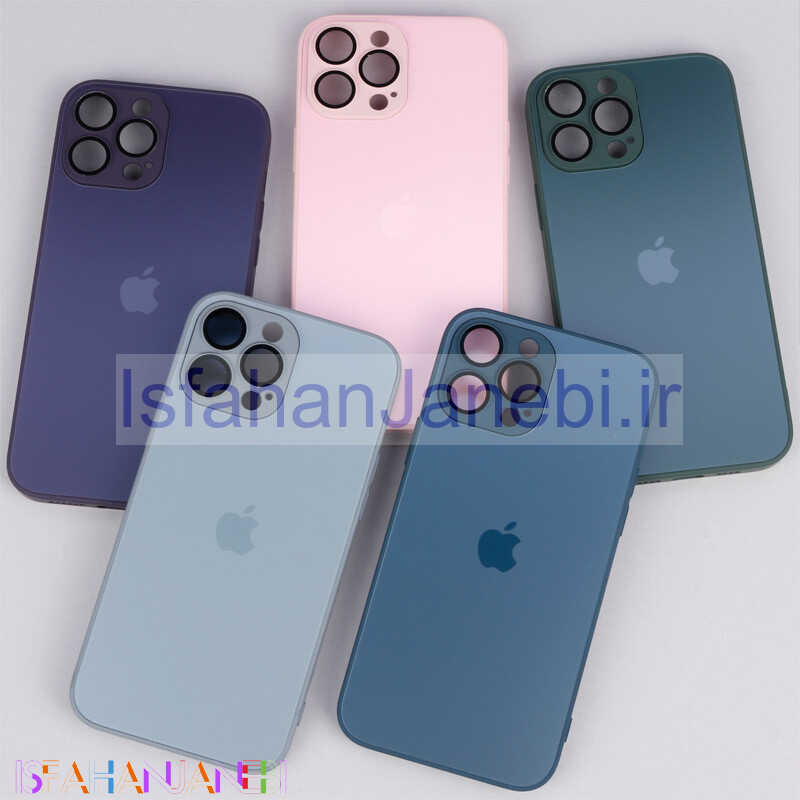 اصفهان جانبی-قاب پشت گلسی لیزری AG-GLASS محافظ لنز شیشه ای iPhone 13 Pro Max