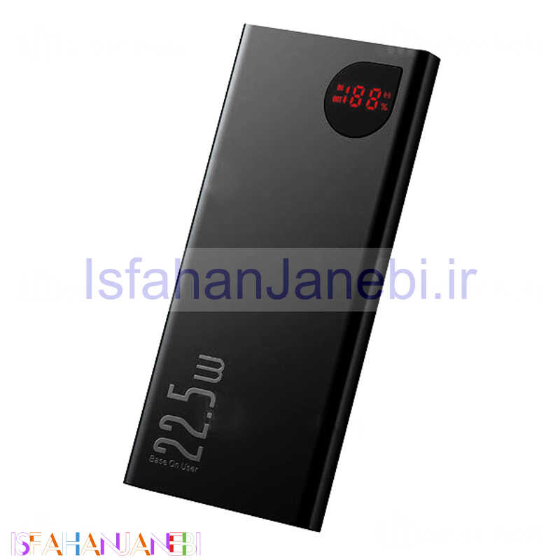اصفهان جانبی-پاور بانک فست شارژ 30000 باسئوس Baseus Adaman Metal PPIMDA-C QC3 PD3 22.5W