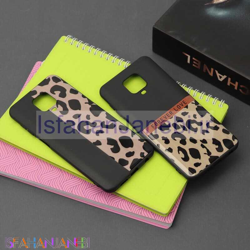 اصفهان جانبی-قاب طرحدار مشکی پلنگی شیائومی Redmi Note 9 Pro