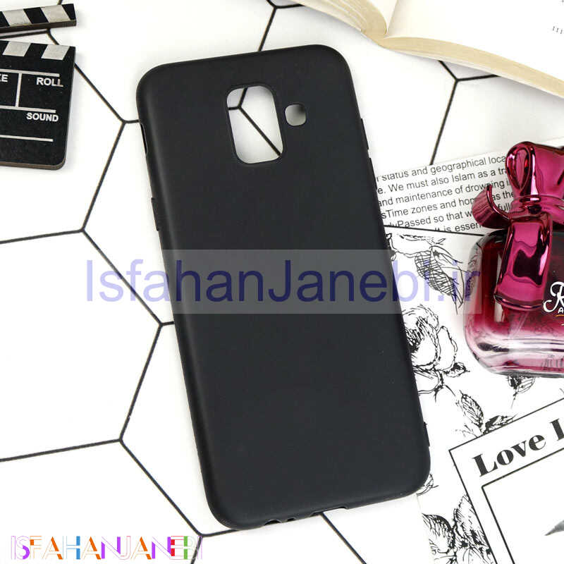اصفهان جانبی-قاب طرح سیلیکونی Samsung Galaxy A6 مشکی