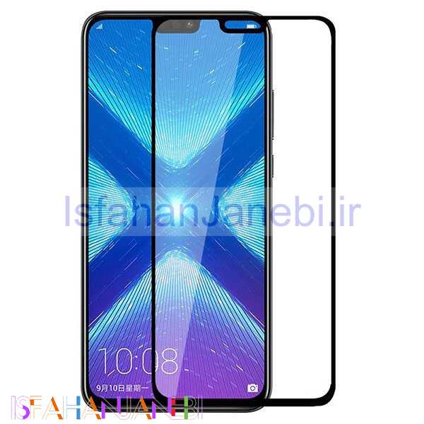 اصفهان جانبی-گلس شیشه ای فول صفحه Huawei Honor 8X مشکی