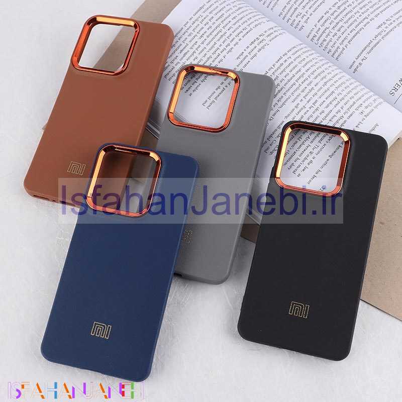 اصفهان جانبی-قاب ژله ای شیائومی Redmi Note 13 4G دور محافظ متال لوگودار