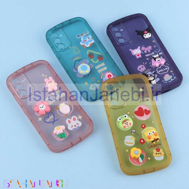 اصفهان جانبی-قاب Fashion Case سامسونگ Galaxy A34 عروسک برجسته محافظ لنزدار