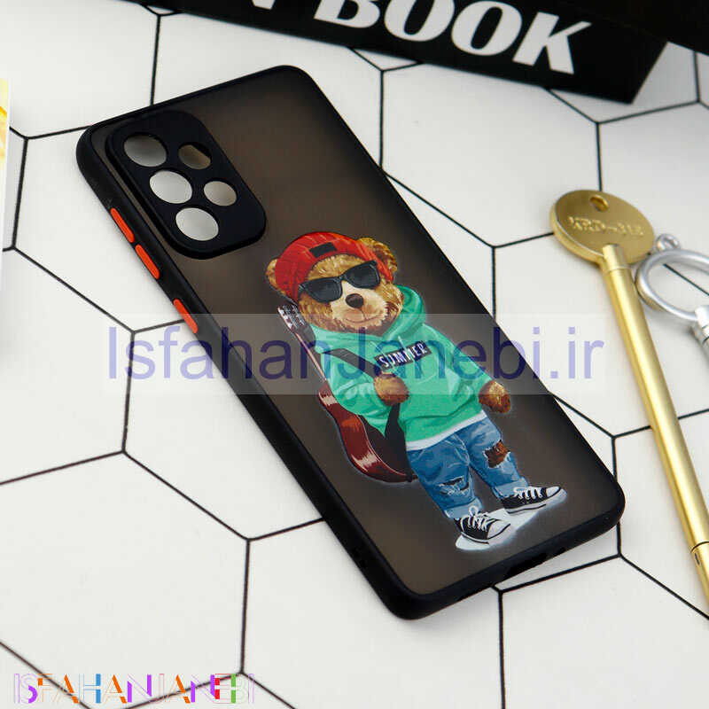 اصفهان جانبی-قاب PC مات محافظ لنزدار طرحدار Samsung Galaxy A73