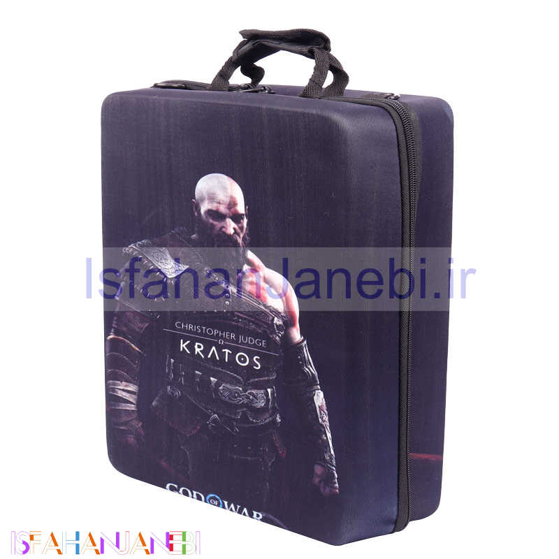 اصفهان جانبی-کیف کنسول بازی PS4 طرح God Of War زمینه مشکی