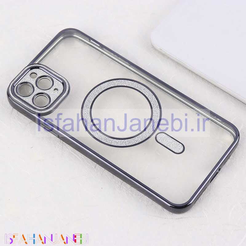 اصفهان جانبی-قاب اکلیلی مگ سیف آیفون iPhone 11 Pro Max محافظ لنزدار