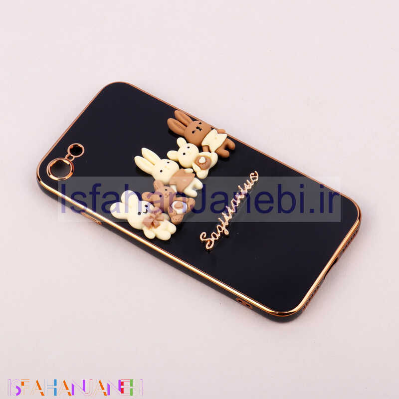 اصفهان جانبی-قاب عروسکی My Case Tedi محافظ لنزدار iPhone 7 / 8 / SE 2020