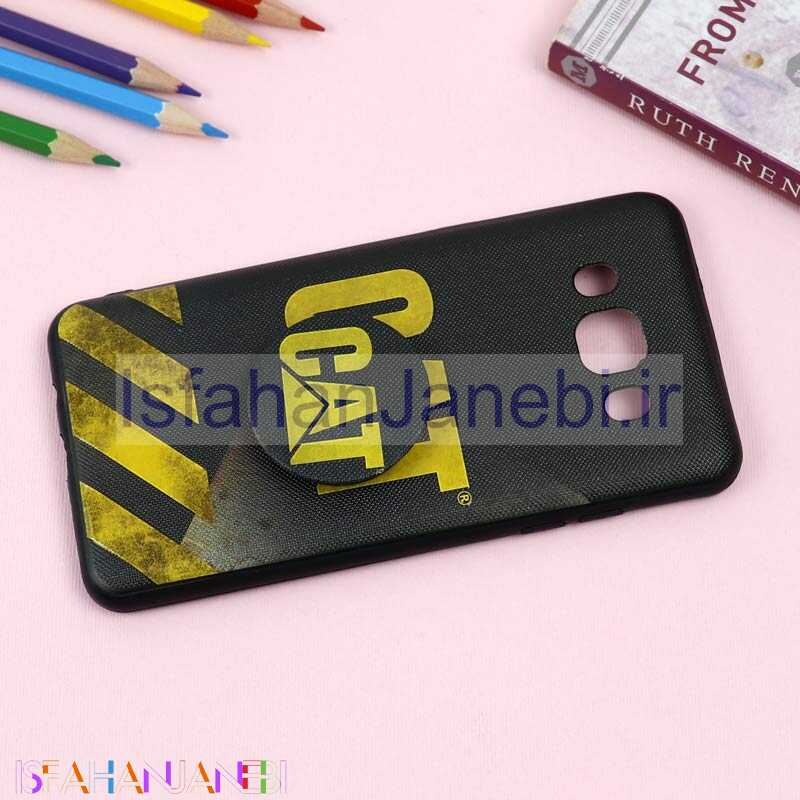 اصفهان جانبی-قاب فانتزی برجسته + پاپ سوکت طرح CAT سامسونگ J5 2016 سری D