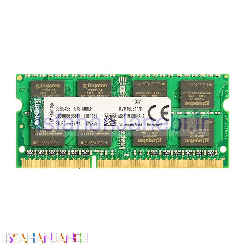اصفهان جانبی-رم لپ تاپ Kingston DDR3L 8GB 1600MHz