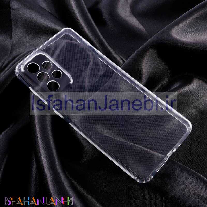اصفهان جانبی-قاب ژله ای ساده بی رنگ محافظ لنزدار Samsung Galaxy A73