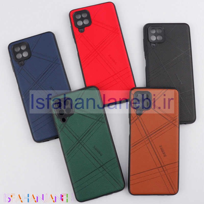اصفهان جانبی-قاب چرمی Remax سامسونگ Galaxy A12 / M12 محافظ لنزدار
