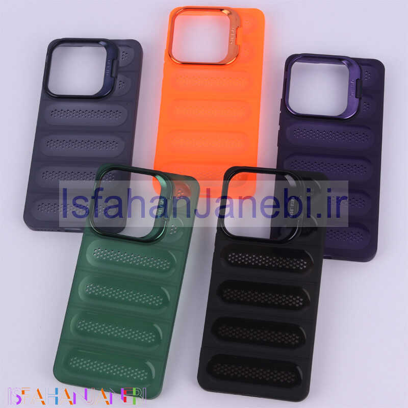 اصفهان جانبی-قاب پافر توری دار ژله ای استندشو شیائومی Redmi Note 13 4G