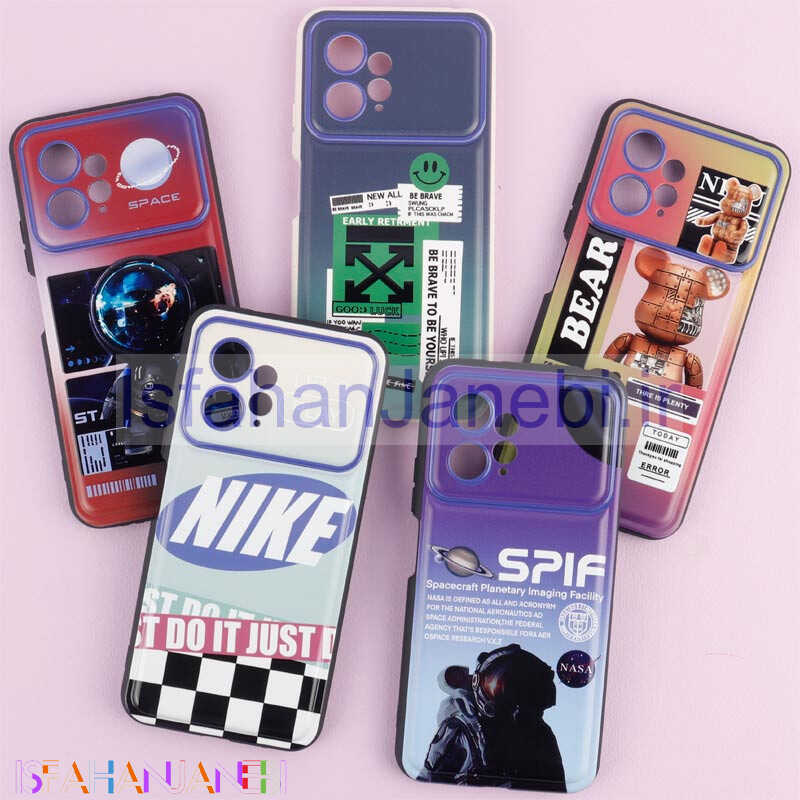 اصفهان جانبی-قاب فانتزی طرح دار لنز برجسته Xiaomi Redmi Note 12 4G