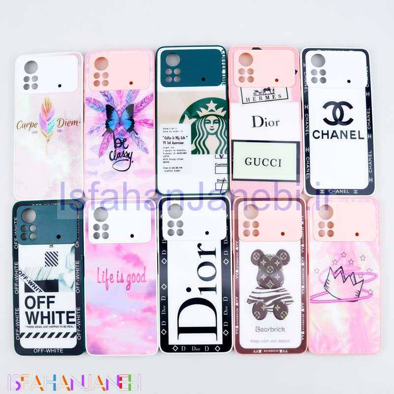 اصفهان جانبی-قاب محافظ لنزدار لیزری طرحدار Xiaomi Poco X4 Pro 5G