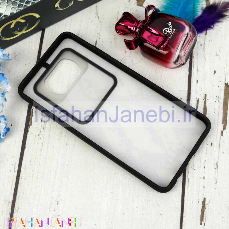 اصفهان جانبی-قاب طرحدار محافظ لنزدار کشویی + پاپ سوکت طرح پوست ماری شیائومی Poco X3 سری C