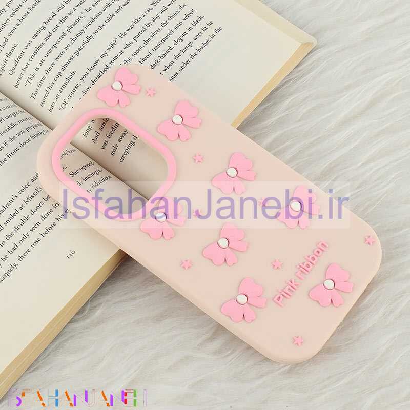 اصفهان جانبی-قاب سیلیکونی شیائومی Redmi Note 13 Pro 4G برجسته طرح Pink Ribbon