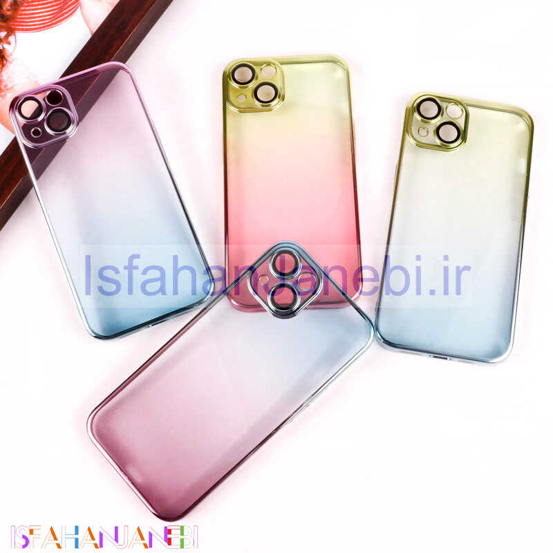 اصفهان جانبی-قاب اورجینال Q.Series دو رنگ محافظ لنزدار iPhone 13