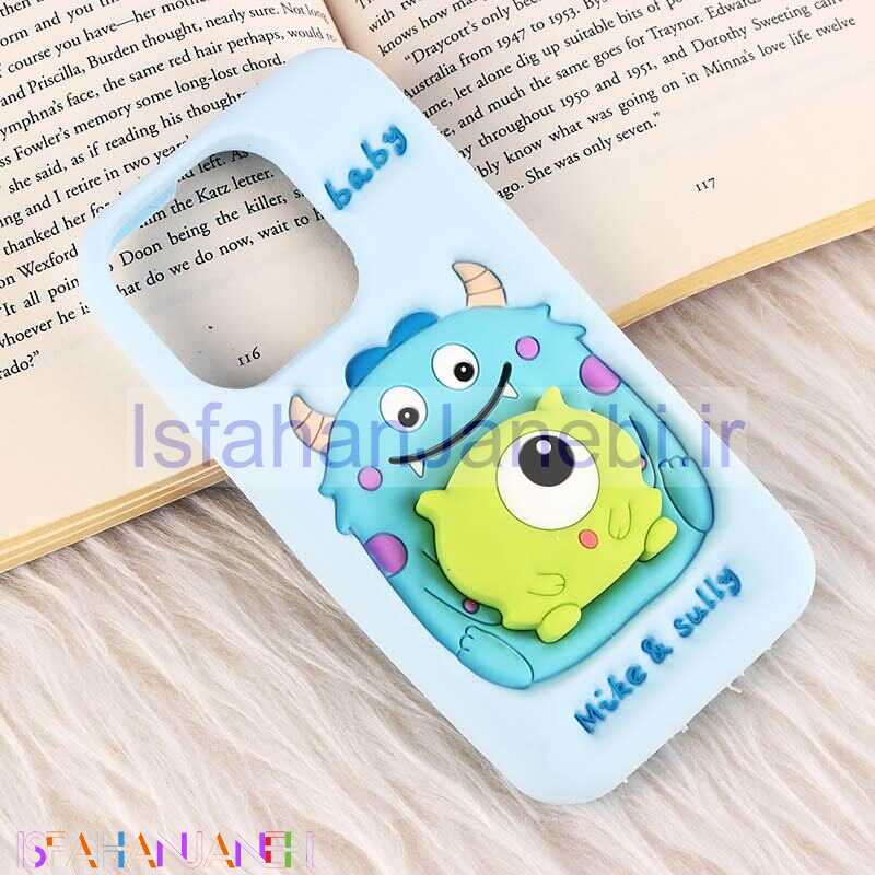 اصفهان جانبی-قاب عروسکی Vip Max آیفون iPhone 13 Pro / 14 Pro / 15 Pro پاپ سوکت دار طرح Mike & Sully