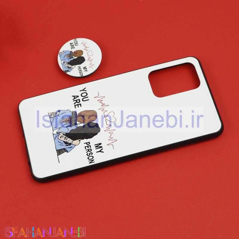 اصفهان جانبی-قاب فانتزی برجسته + پاپ سوکت طرح Friends سامسونگ A72 سری D