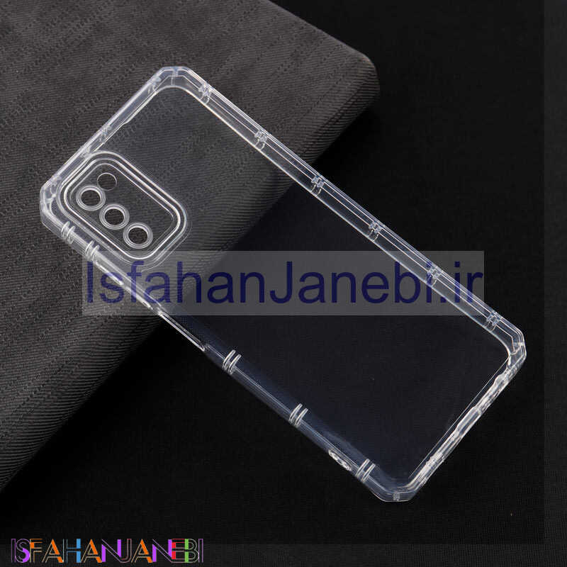اصفهان جانبی-قاب ژله ای بی رنگ سامسونگ Galaxy A03s محافظ لنزدار