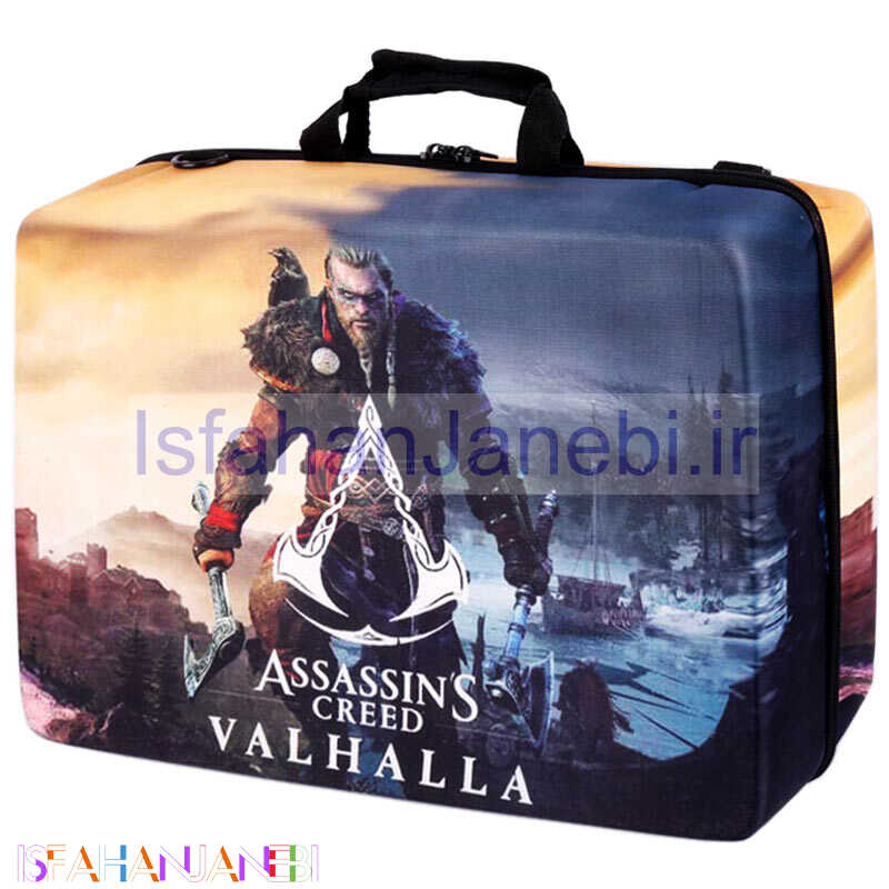 اصفهان جانبی-کیف کنسول بازی PS5 طرح Assassins Creed Valhalla