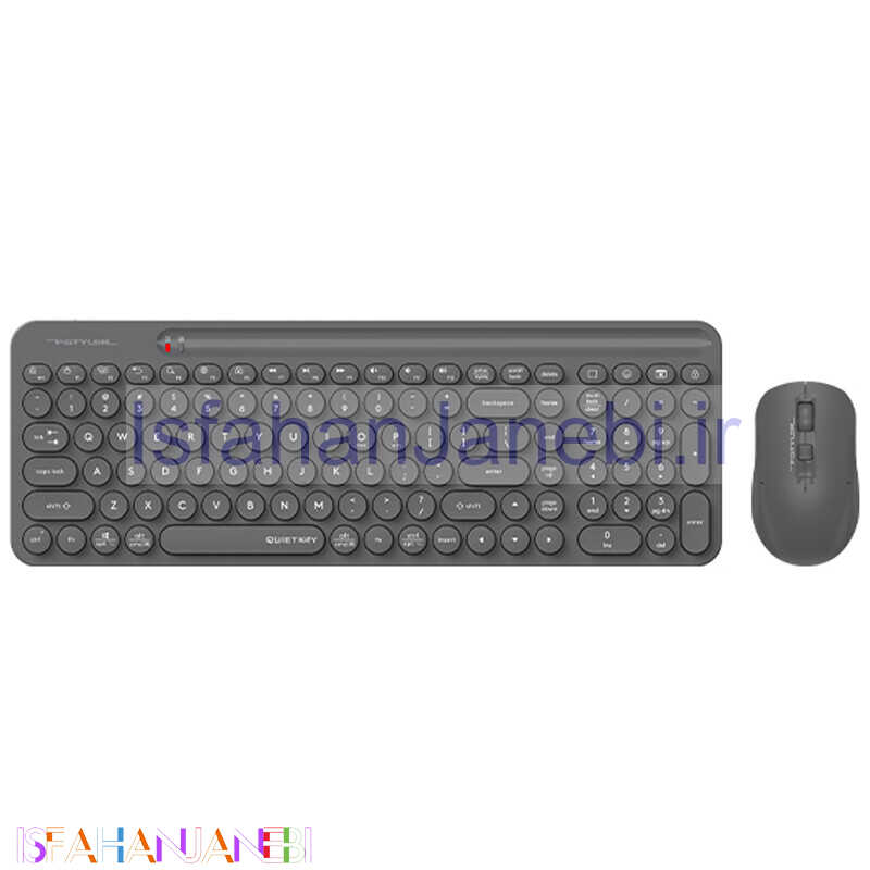 اصفهان جانبی-کیبورد و موس بی سیم ای فورتک FG3300 Air2