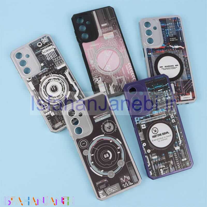 اصفهان جانبی-قاب ژله ای طرح دار مگ سیف محافظ لنزدار Samsung Galaxy A25