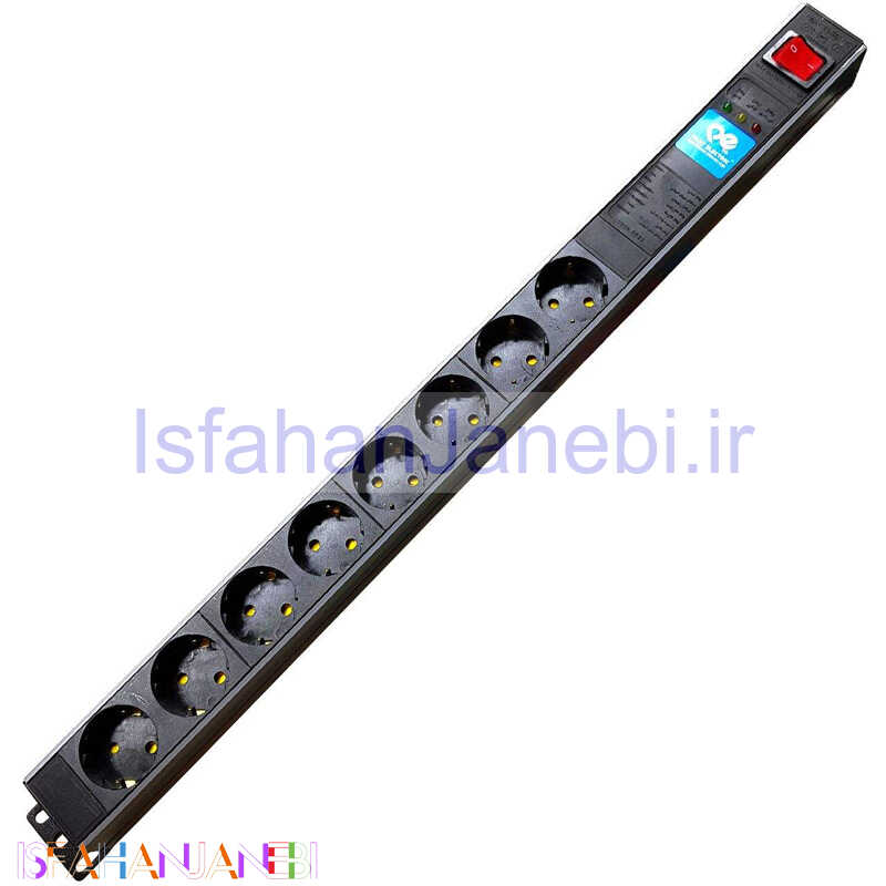 اصفهان جانبی-چندراهی 8 خانه برق ارت دار پارت الکتریک PE5144 با کابل 1/8 متری