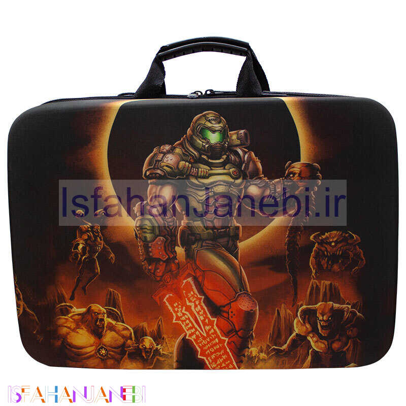 اصفهان جانبی-کیف کنسول بازی PS5 Slim طرح DOOM Eternal