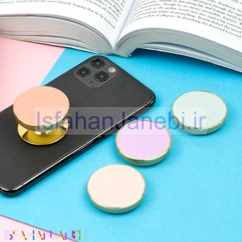 اصفهان جانبی-پاپ سوکت دایره ای مات با نوار طلایی