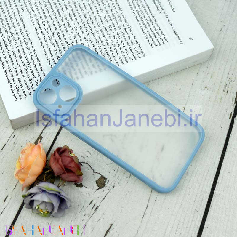 اصفهان جانبی-قاب PC Smile مات محافظ لنزدار iPhone 13