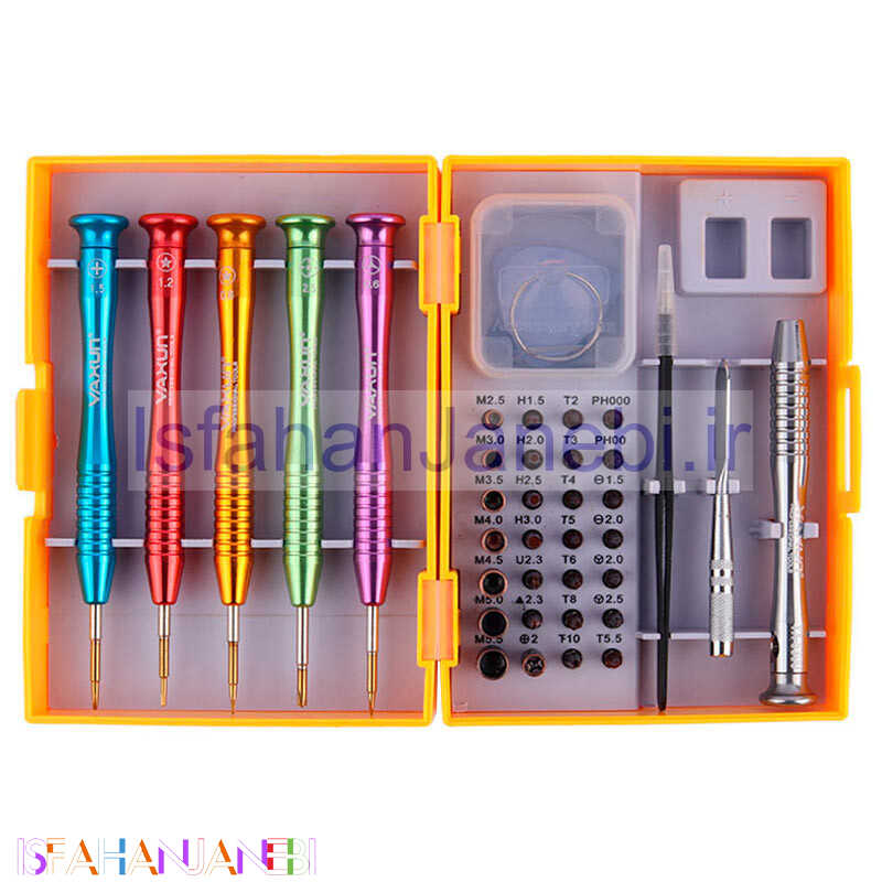 اصفهان جانبی-ست پیچ گوشتی تعمیرات موبایل Yaxun YX-6300