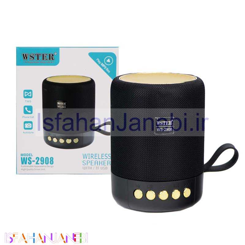 اصفهان جانبی-اسپیکر بلوتوثی رم و فلش خور WSTER WS-2908