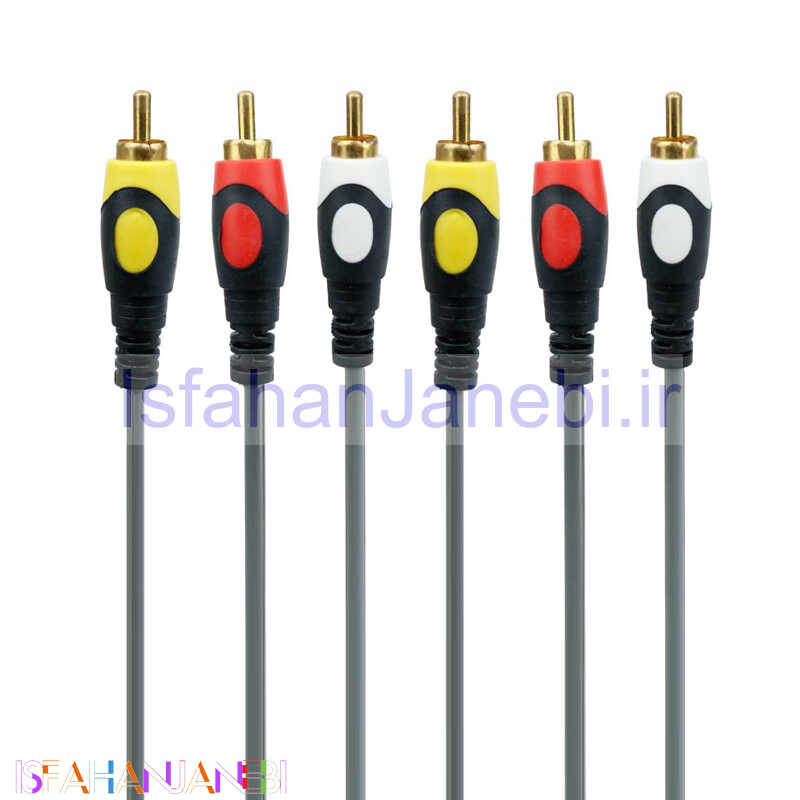 اصفهان جانبی-کابل 3 به 3 Orange AV RCA 1.5m