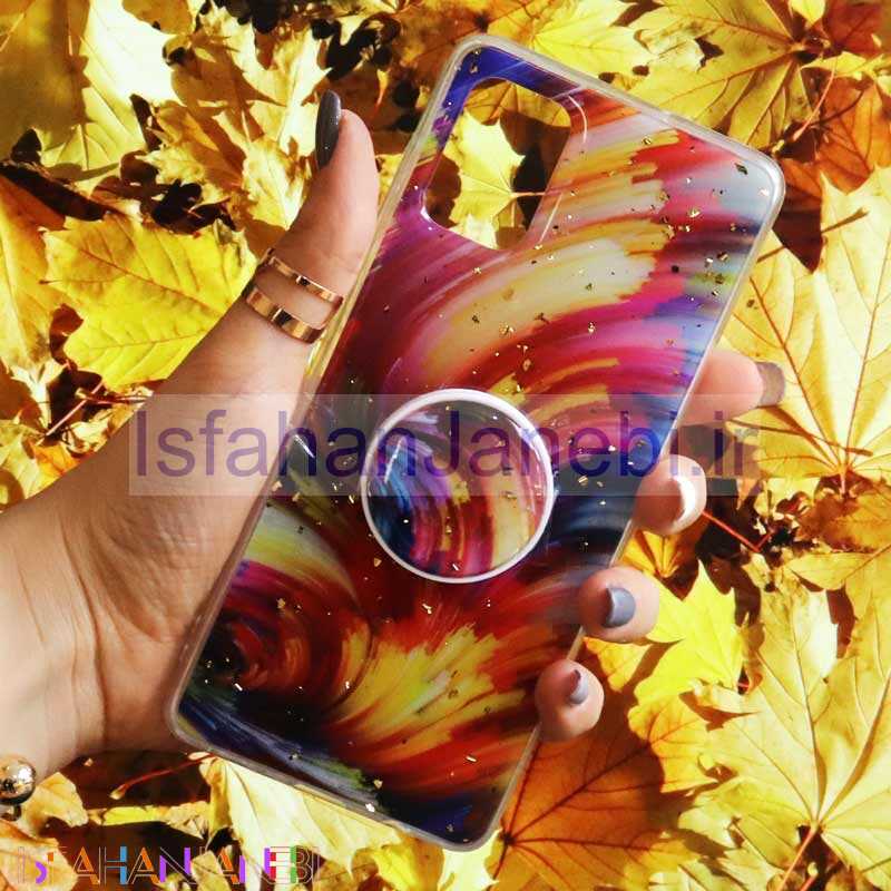 اصفهان جانبی-قاب رنگین کمانی پاپ سوکت دار خرچنگی کد8 سامسونگ A71