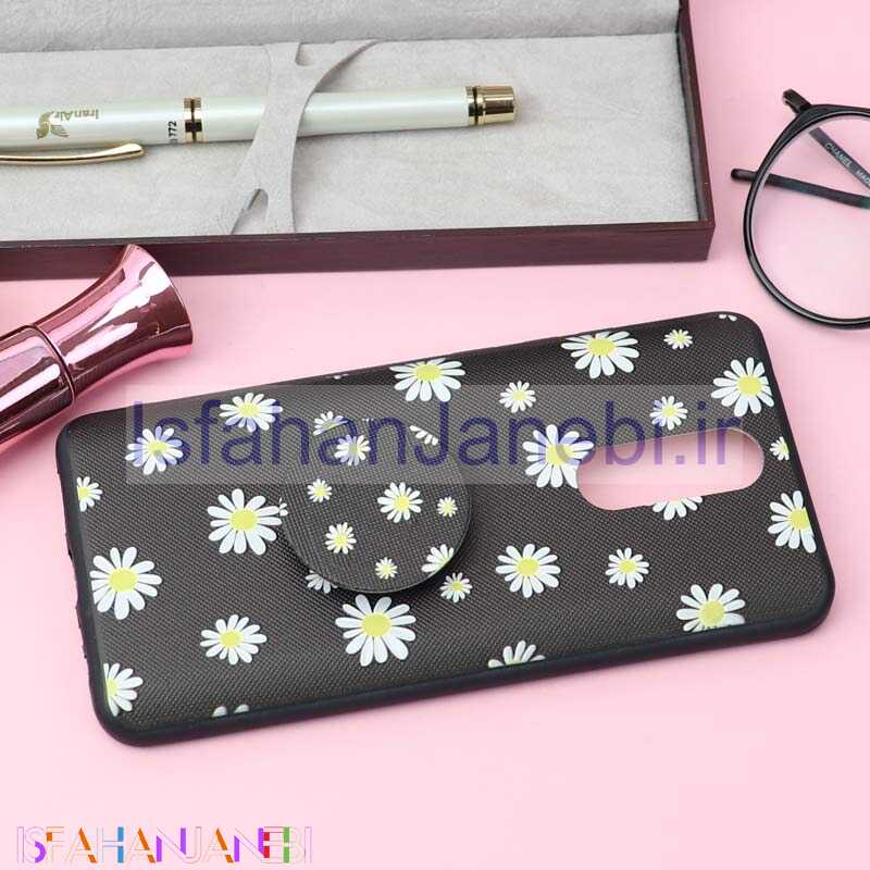 اصفهان جانبی-قاب فانتزی برجسته + پاپ سوکت کد4 شیائومی Redmi 8