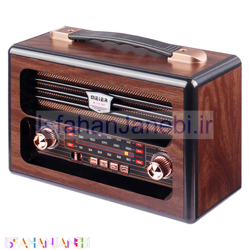اصفهان جانبی-رادیو اسپیکر بلوتوثی رم و فلش خور Meier M-1917BT
