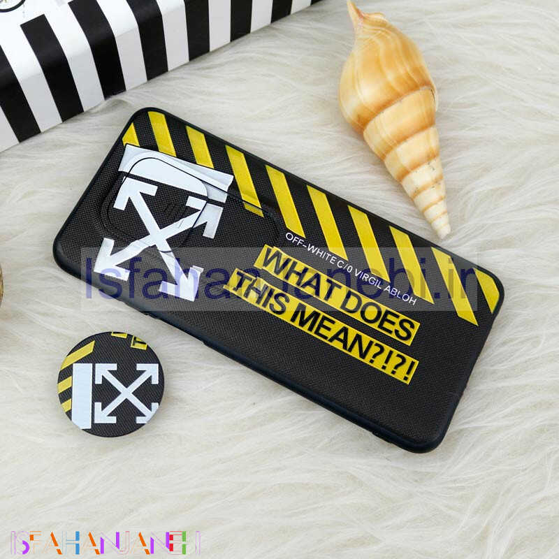 اصفهان جانبی-قاب طرحدار محافظ لنزدار کشویی + پاپ سوکت Xiaomi Redmi Note 9s / Note 9 Pro سری F