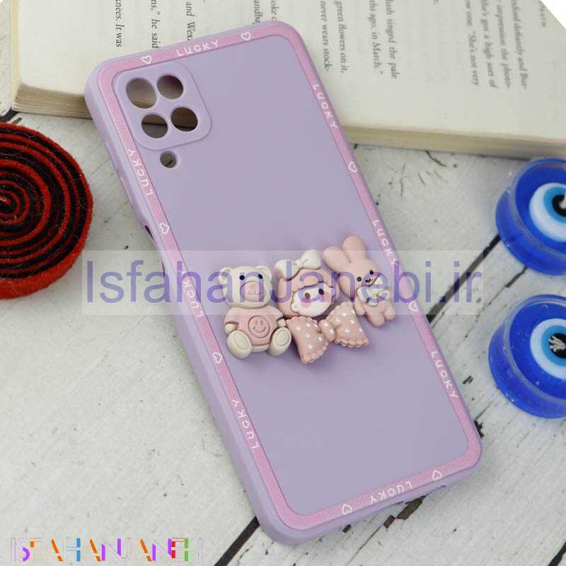 اصفهان جانبی-قاب سیلیکونی عروسکی محافظ لنزدار Samsung Galaxy A12