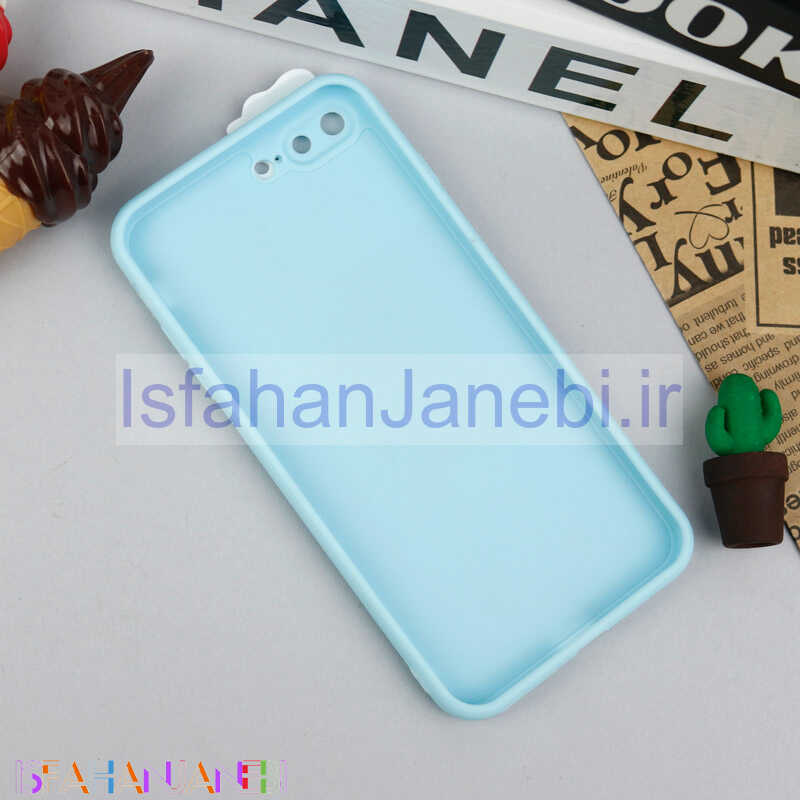 اصفهان جانبی-قاب سیلیکونی عروسکی محافظ لنزدار طرح Duck آیفون iPhone 7 Plus / 8 Plus