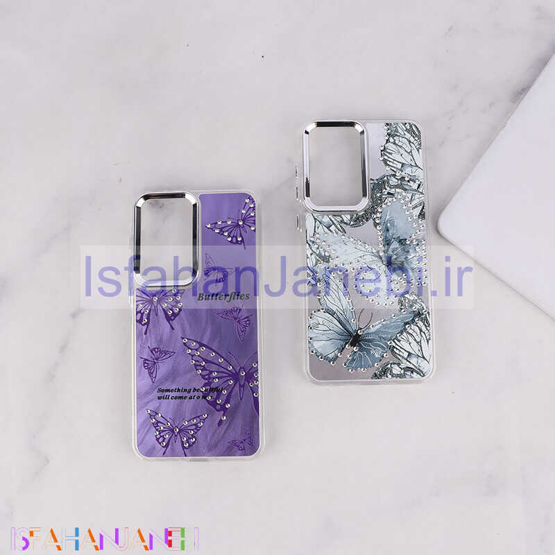 اصفهان جانبی-قاب سامسونگ Galaxy A36 طرح پروانه نگین دار