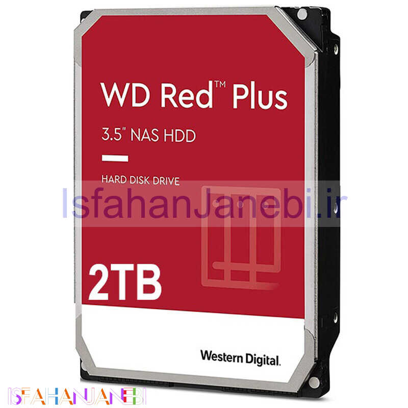 اصفهان جانبی-هارد اینترنال وسترن دیجیتال Western Digital Red Plus WD20EFRX 2TB