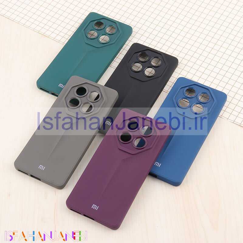 اصفهان جانبی-قاب ژله ای پورش دیزاین شیائومی Redmi Note 14 Pro 4G لوگو دار محافظ لنزدار