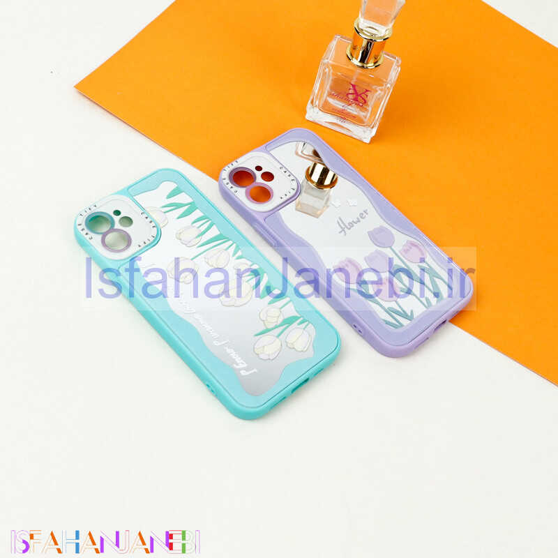 اصفهان جانبی-قاب آینه ای طرحدار محافظ لنزدار iPhone 12
