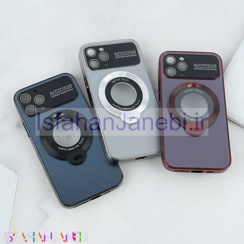 اصفهان جانبی-قاب Kathy Tech Auto Focus آیفون iPhone 11 Pro استندشو محافظ لنزدار