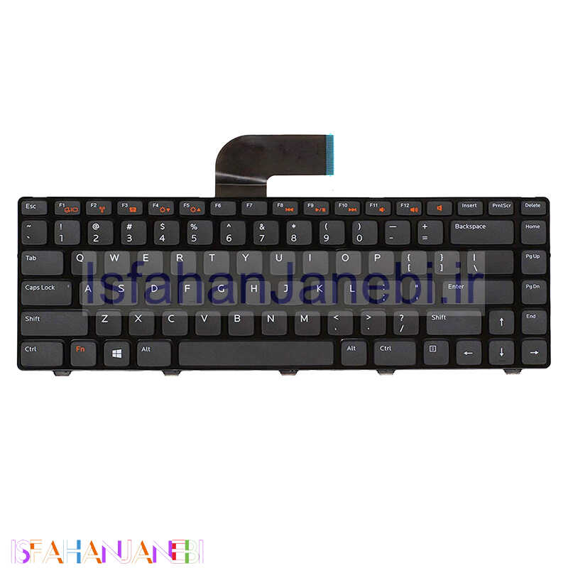 اصفهان جانبی-کیبورد لپ تاپ دل Dell L502 با فریم مشکی