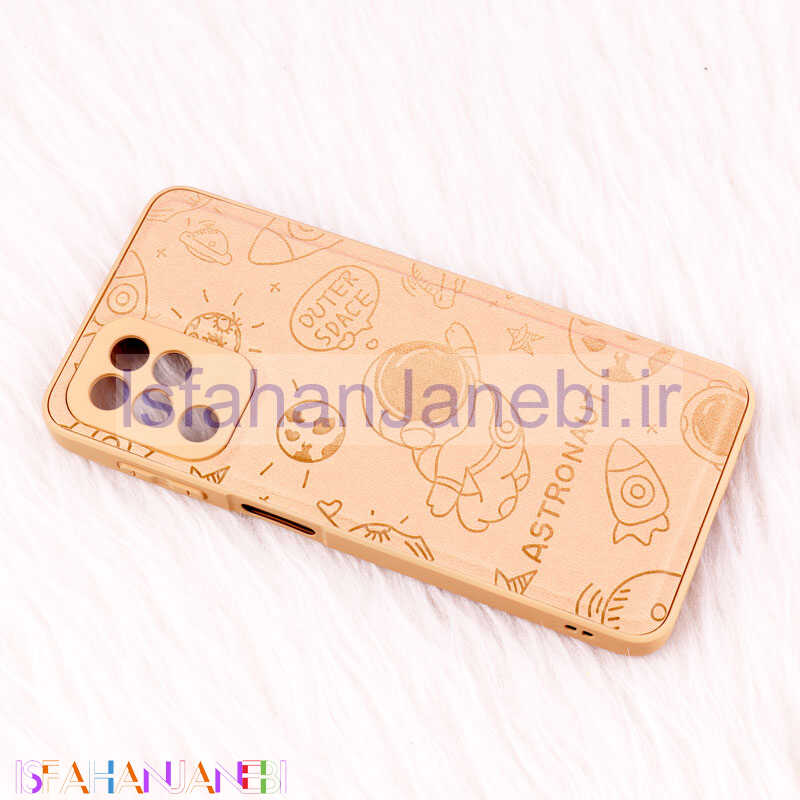 اصفهان جانبی-قاب ضد ضربه چرمی Astronaut محافظ لنزدار Samsung Galaxy A22 4G