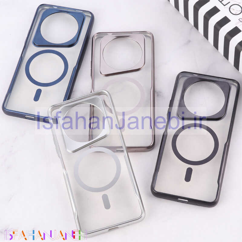 اصفهان جانبی-قاب شفاف شیائومی Redmi A3 / A3X طرح مگ سیف تیتانیوم