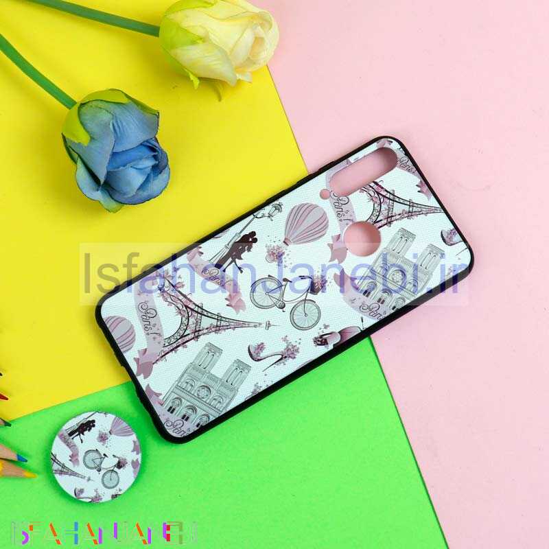 اصفهان جانبی-قاب فانتزی برجسته + پاپ سوکت طرح ایفل هواوی Y6p سری D