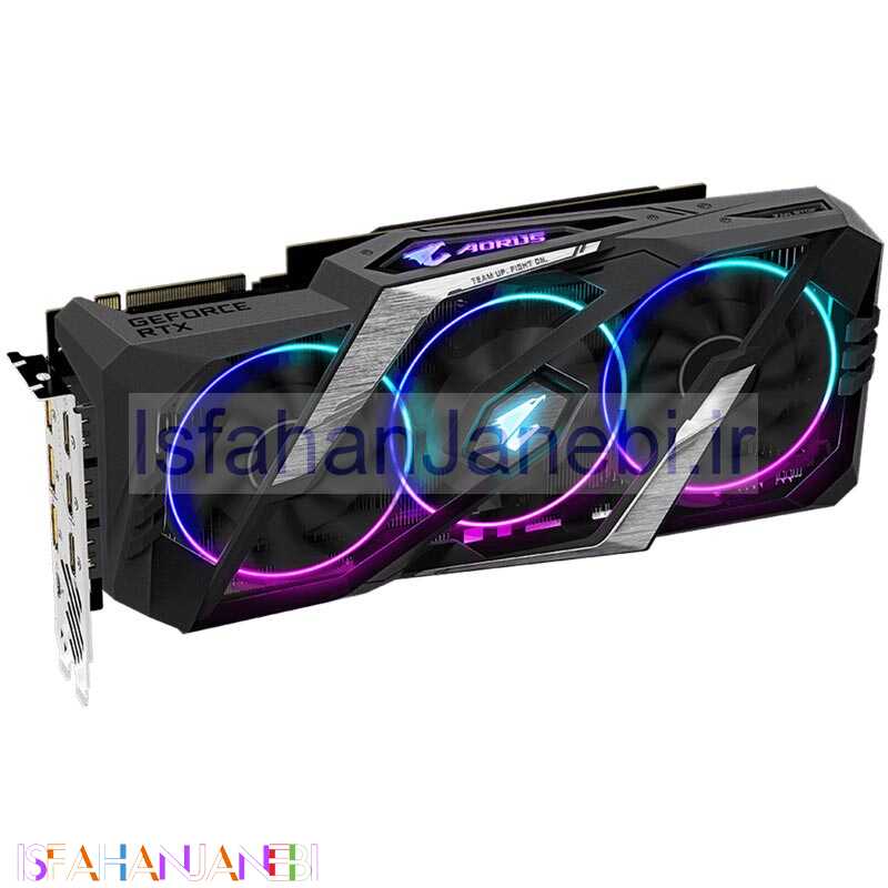 اصفهان جانبی-کارت گرافیک GIGABYTE AORUS GEFORCE RTX 2080 SUPER 8GB GDDR6